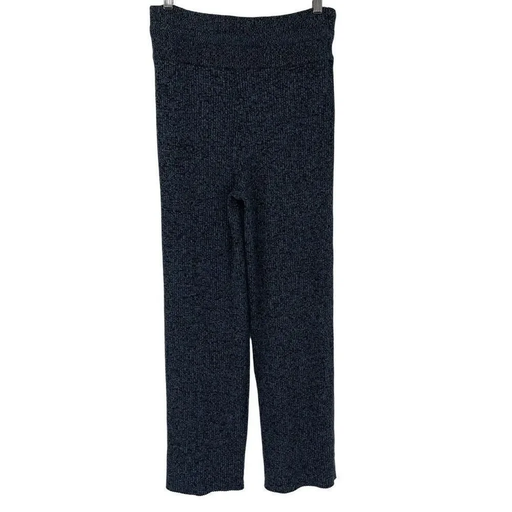 Athleta Reverie Sweater‎ Pant Blue Wicking Breathable Wide Leg Women Small Warm